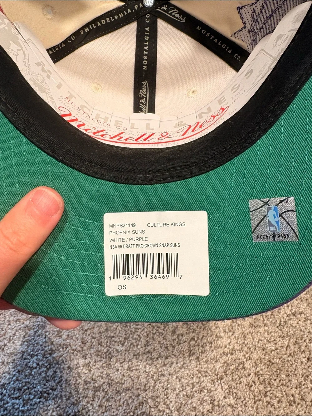NWT Mitchell & Ness Phoenix Suns Snapback
